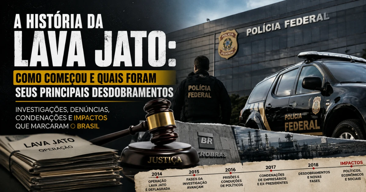 A história da Lava Jato: como começou e quais foram seus principais desdobramentos