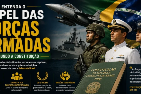 Entenda o papel das Forças Armadas segundo a Constituição