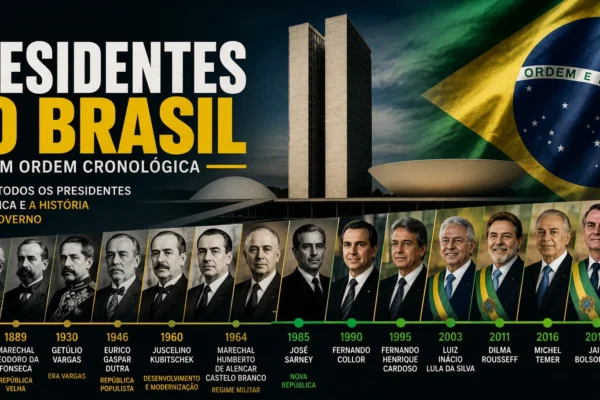 Os presidentes do Brasil em ordem cronológica